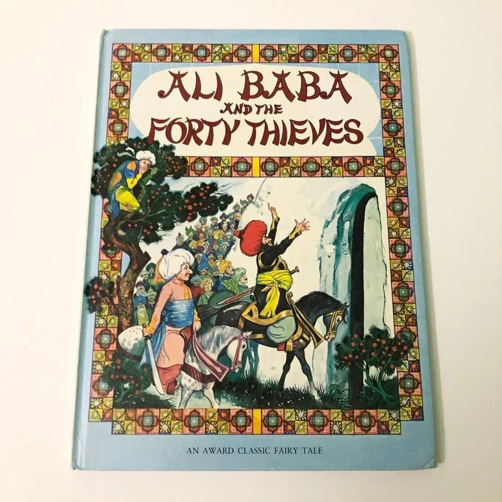Vtg  Ali Baba and the Forty Thieves An Award Classic Fairy Tale Hardcover Book